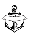 Custom Boat Name Anchor Vinyl Decal – Car & Truck Window Graphic
