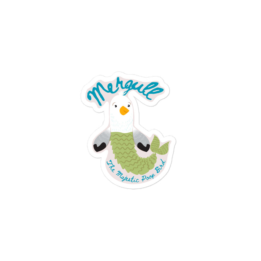 Mergull The Majestic Poop Bird Sticker