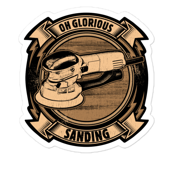 Oh Glorious Sanding Sticker - 2 Pack