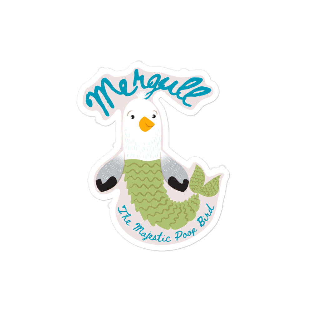 Mergull The Majestic Poop Bird Sticker